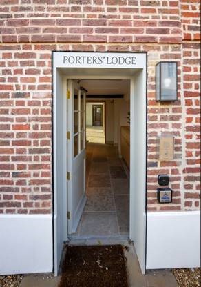 Porters Lodge door