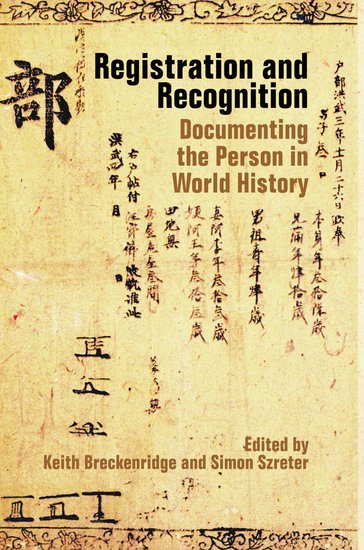Registration and recognition - Simon Szreter
