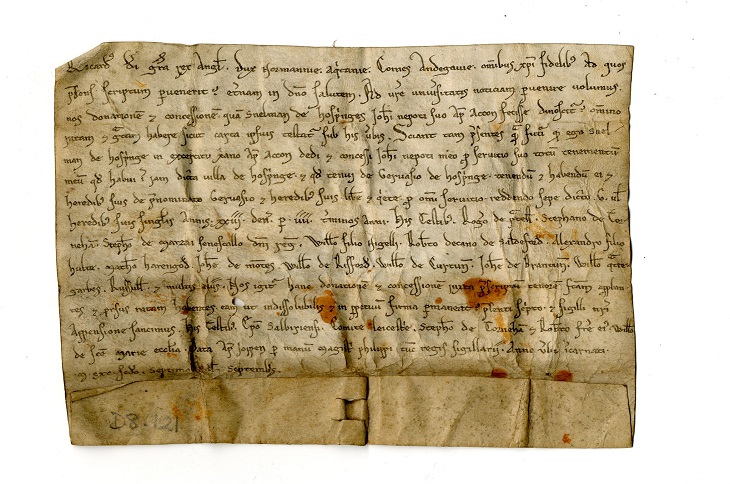 Richard I: charter witnessed whilst on crusade in Acre