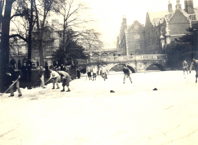 Skaters on the River Cam