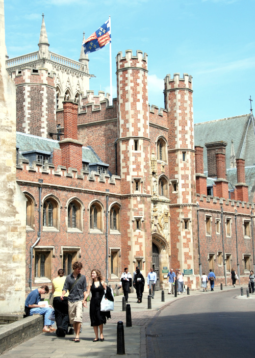 Photograph of St John's College frontage