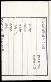Opening page of ninth volume