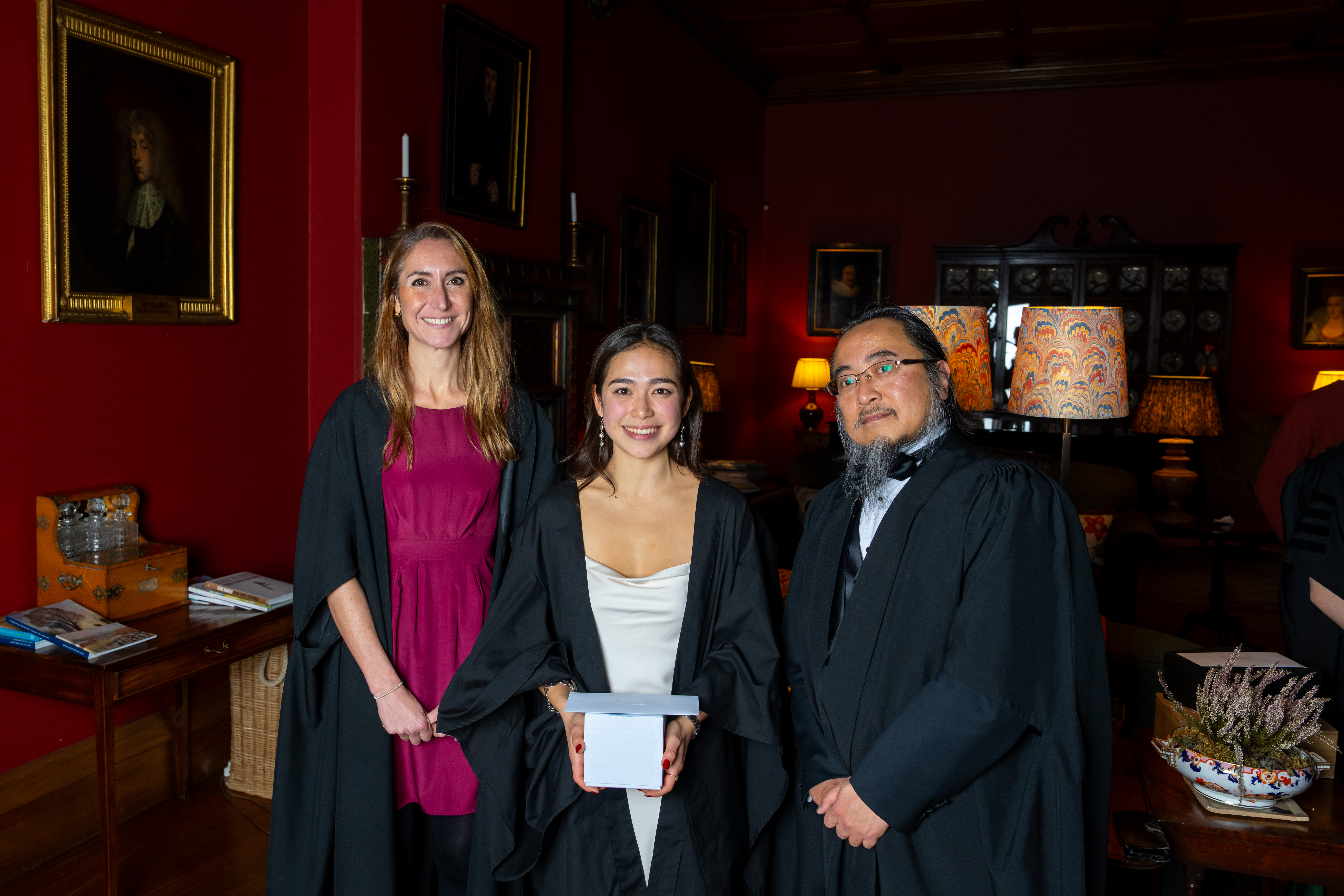 Hannah Kang Kolter with Professor Amanda Sferruzzi-Perri and Professor Adam Chau