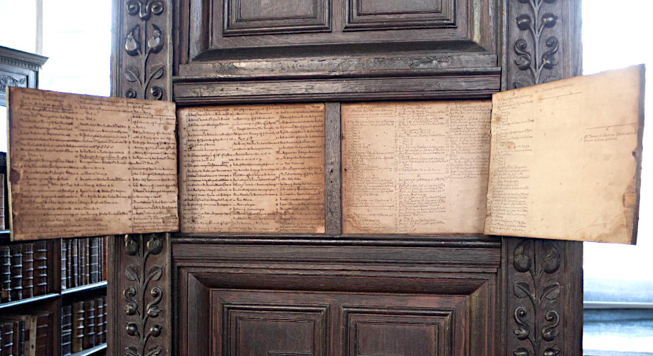 Photograph of Shelf Lists.