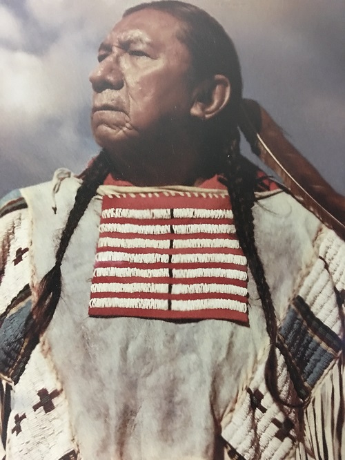 Sitting Bull's great-grandson Ernie Lapointe.