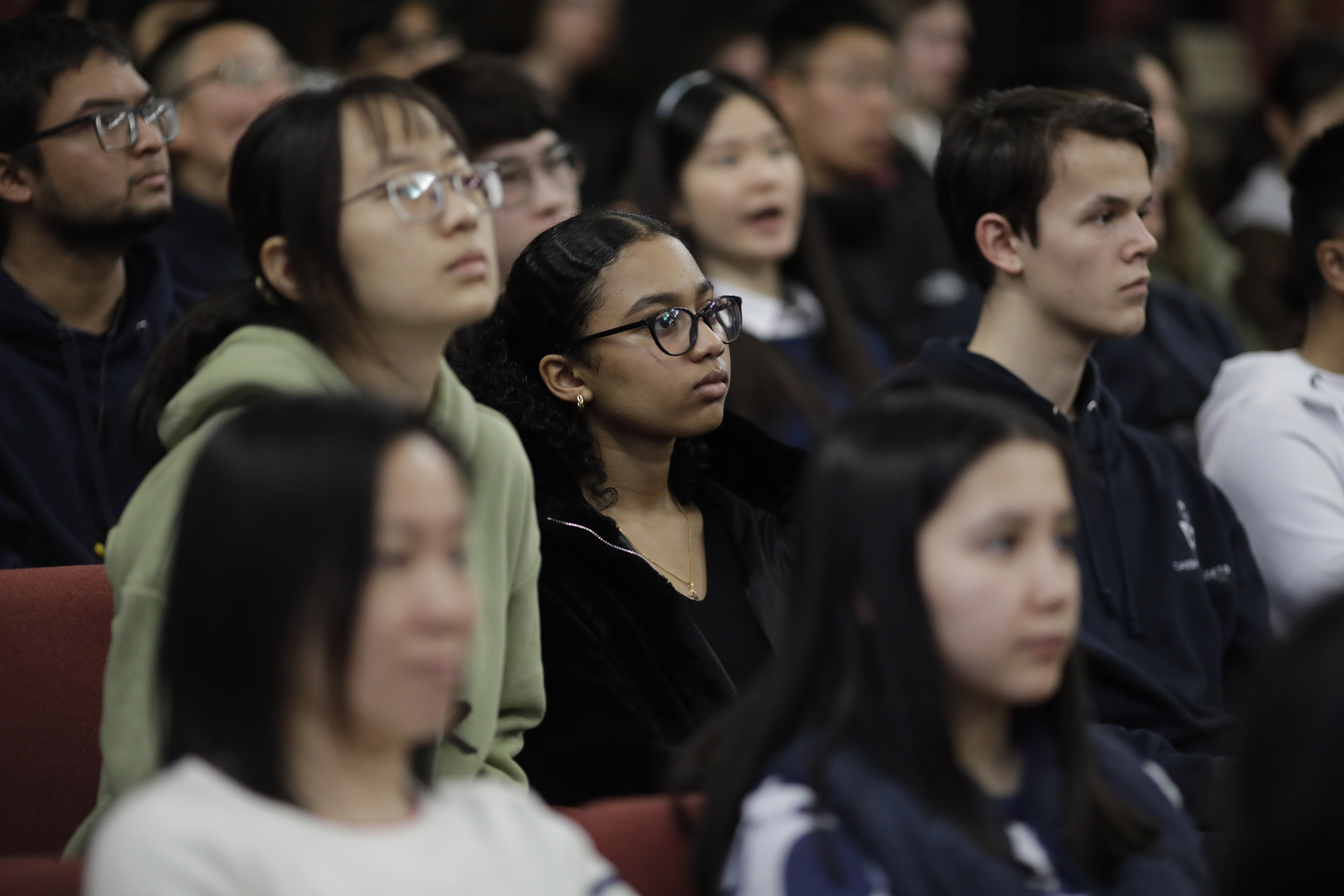 Crowd at Adams Society lecture