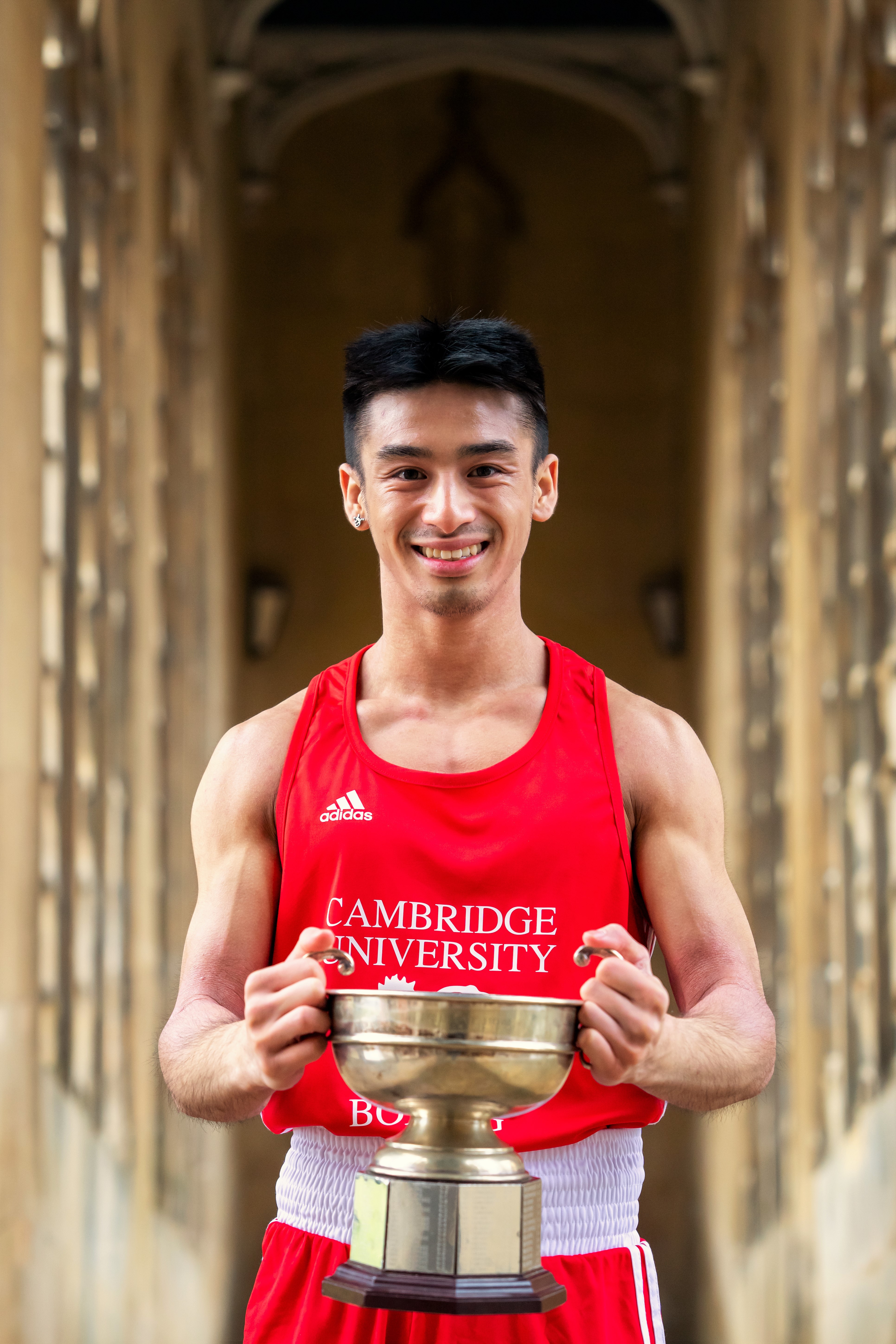 Will Tan with the trophy