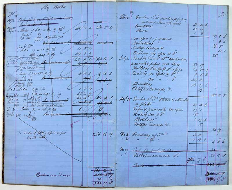 XI/1/7 - Cash Ledger, in Butler's hand