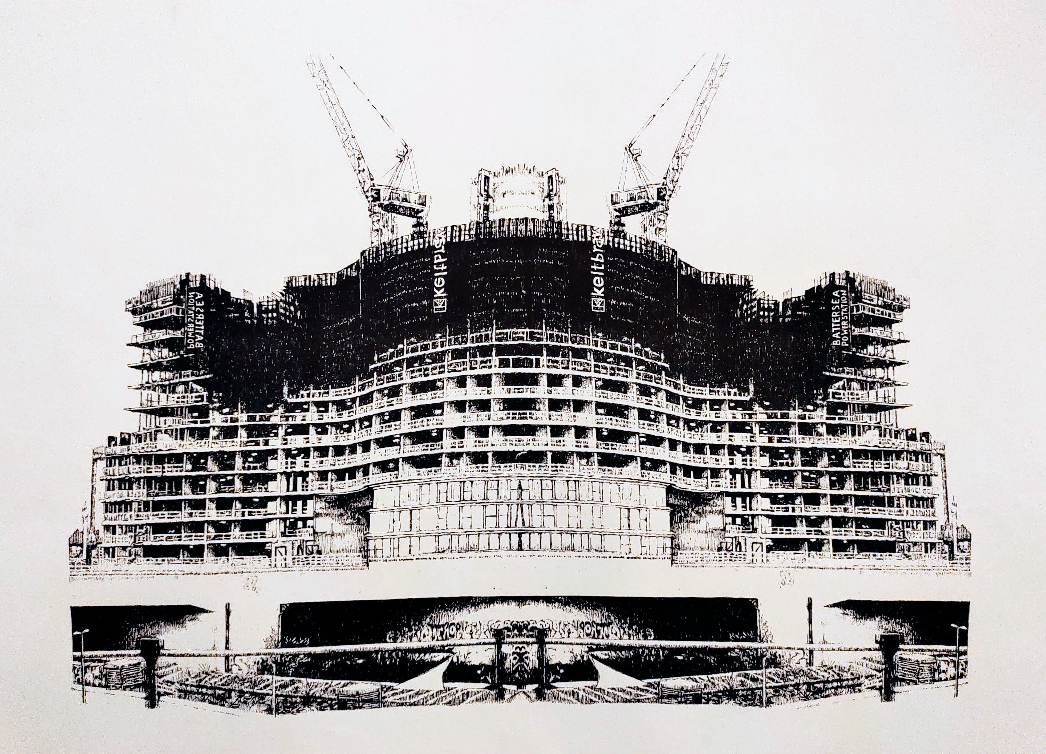 Battersea Power Station drawing