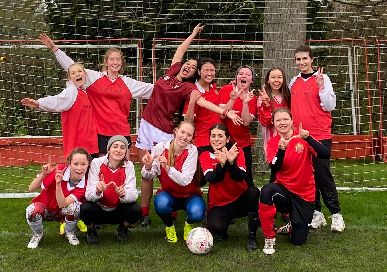 St John's and King's combined women's football team