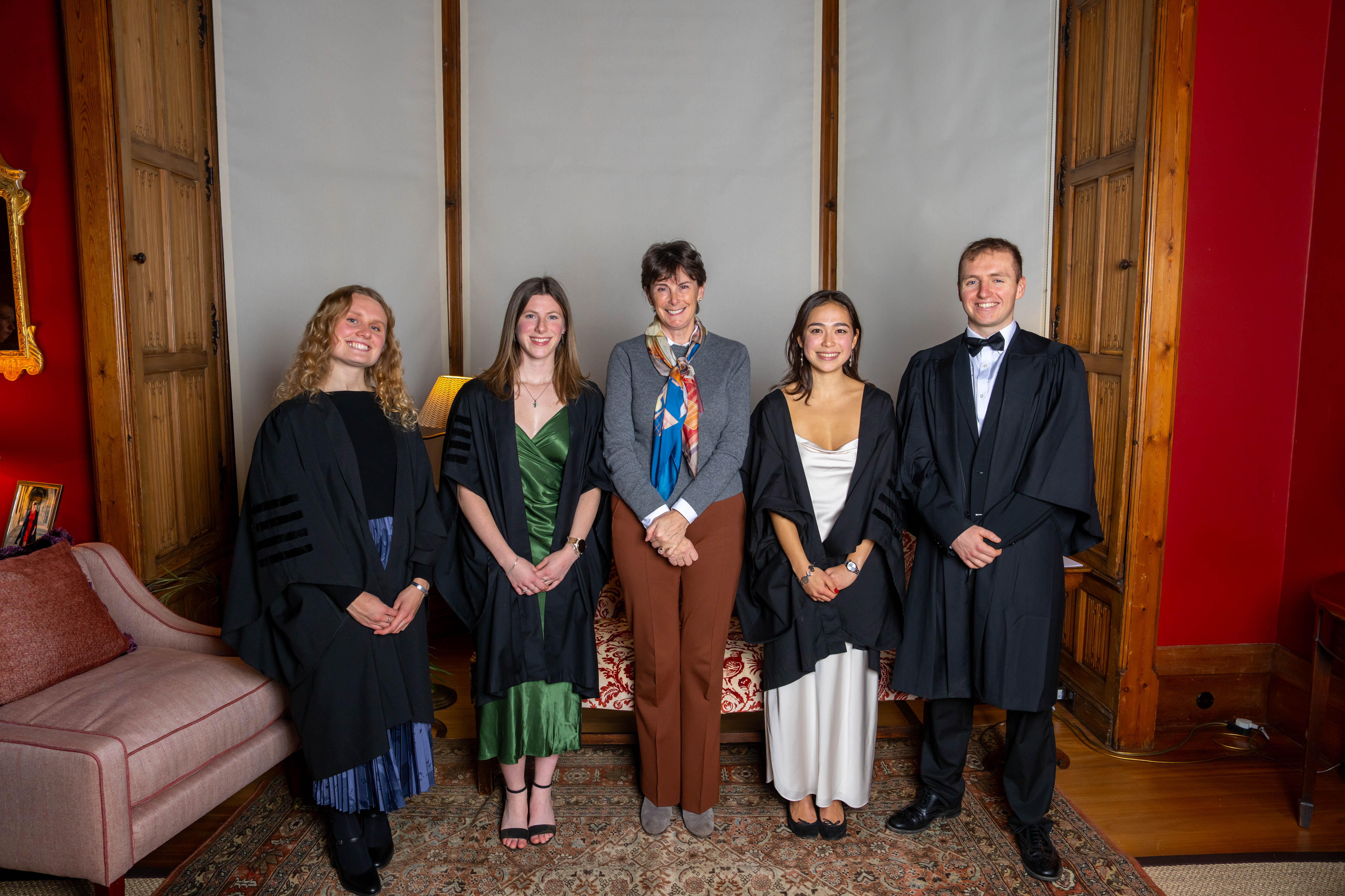 Larmor Award winners with The Master at the ceremony
