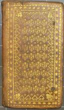 Gold-tooled calfskin binding