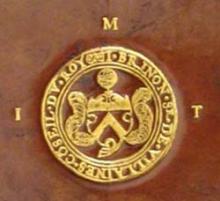 Medallion and initials