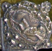 Silver plate detail