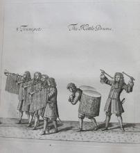 Engraving of the procession